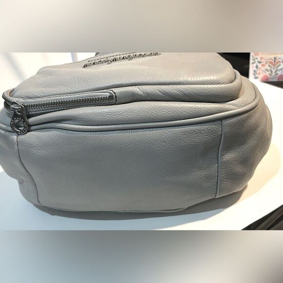 Marc by Marc Jacobs Elegant Gray Leather hobo Handbag hobo shoulder bag - Picture 10 of 12